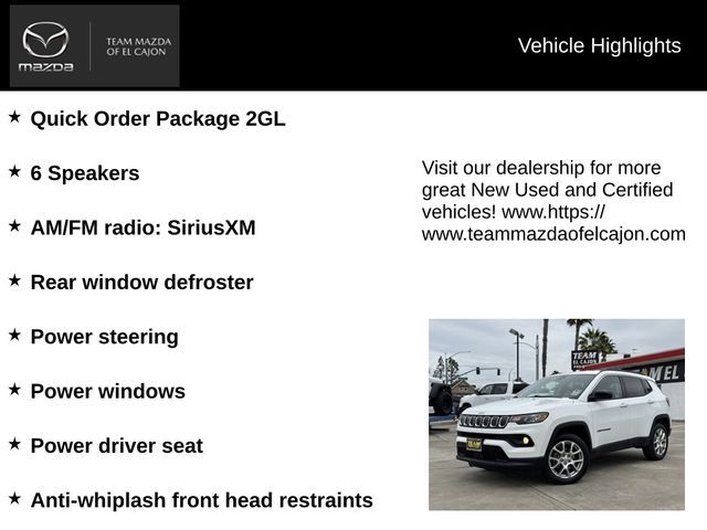 2022 Jeep Compass Latitude Lux