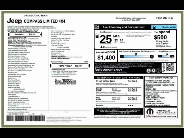 2022 Jeep Compass Limited