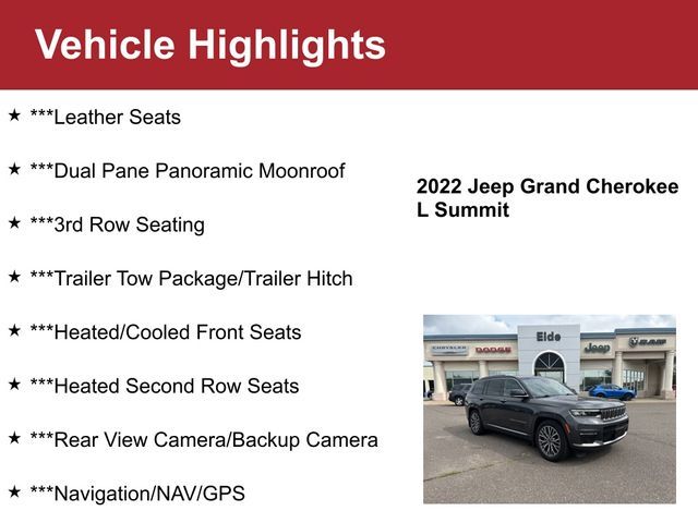 2022 Jeep Grand Cherokee L Summit