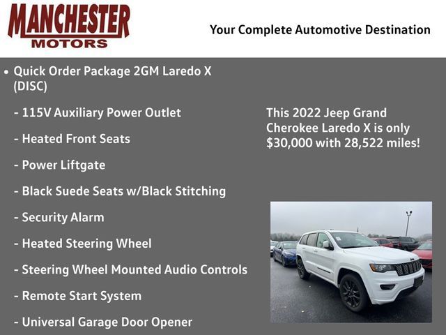 2022 Jeep Grand Cherokee WK Laredo X