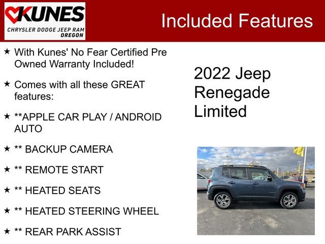 2022 Jeep Renegade Limited