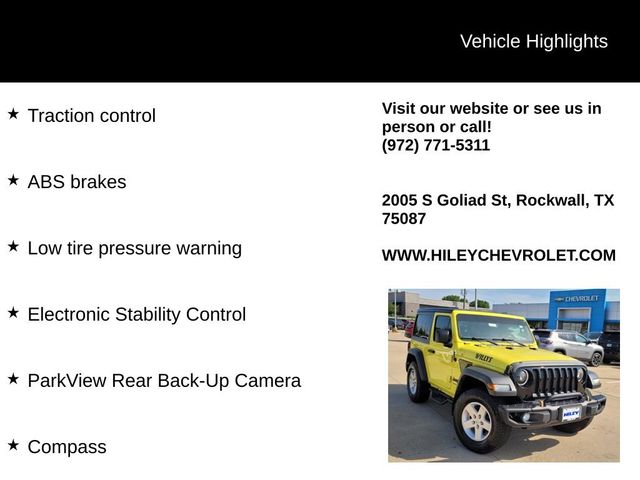 2022 Jeep Wrangler Willys Sport