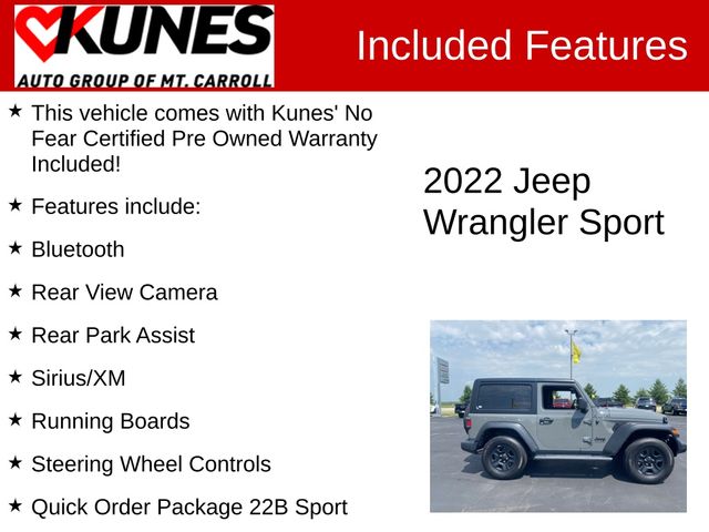 2022 Jeep Wrangler Sport