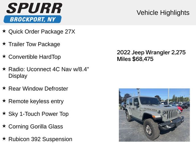 2022 Jeep Wrangler Unlimited Rubicon 392