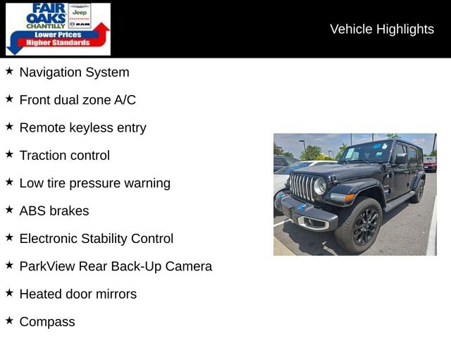 2022 Jeep Wrangler 4xe Unlimited Sahara