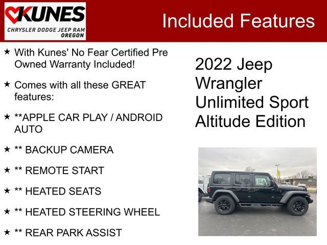 2022 Jeep Wrangler Unlimited Sport Altitude