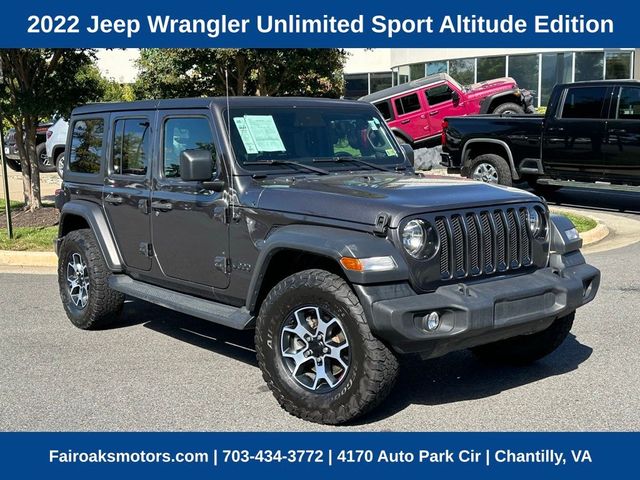 2022 Jeep Wrangler Unlimited Sport Altitude