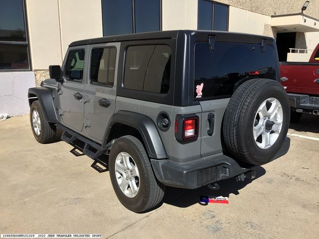 2022 Jeep Wrangler Unlimited Sport S