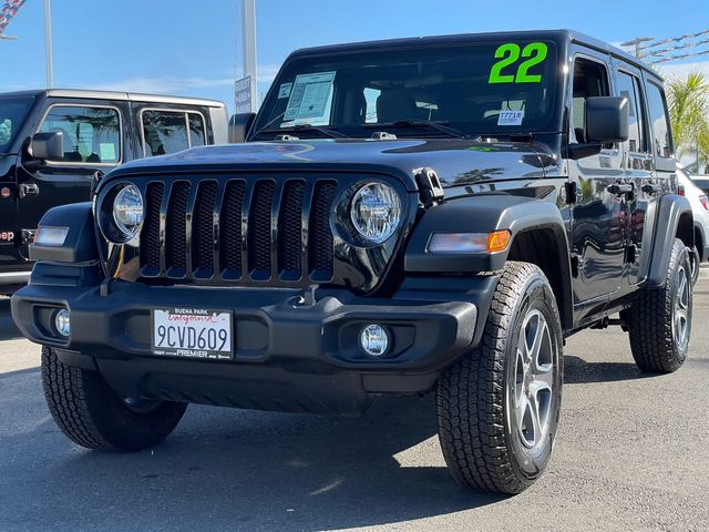 2022 Jeep Wrangler Unlimited Sport S