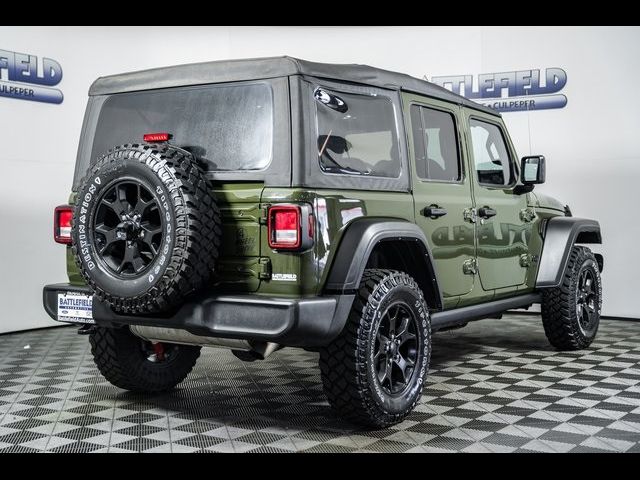 2022 Jeep Wrangler Unlimited Willys
