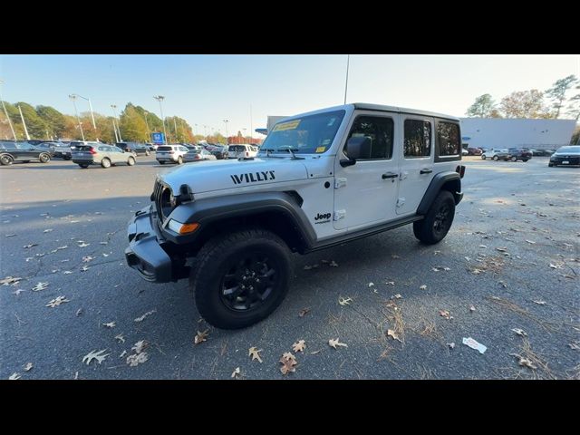 2022 Jeep Wrangler Unlimited Willys Sport