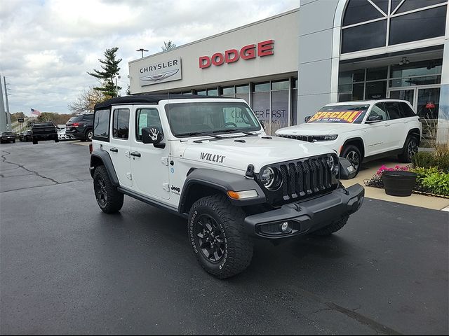 2022 Jeep Wrangler Unlimited Willys