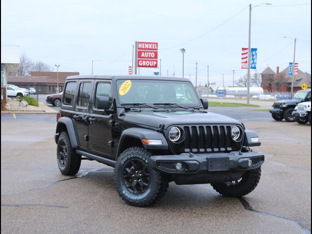 2022 Jeep Wrangler Unlimited Willys