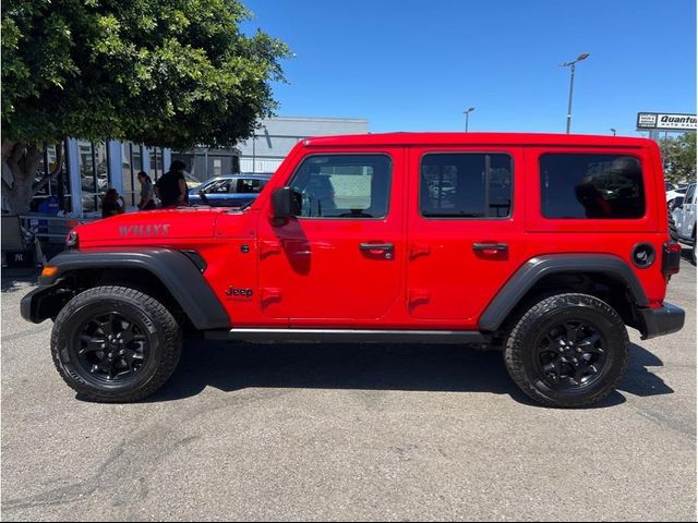 2022 Jeep Wrangler Unlimited Willys