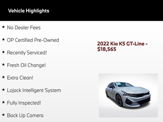 2022 Kia K5 GT-Line