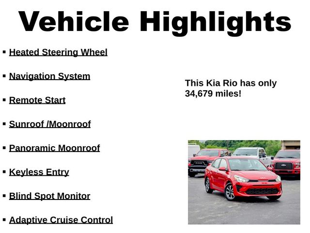 2022 Kia Rio S