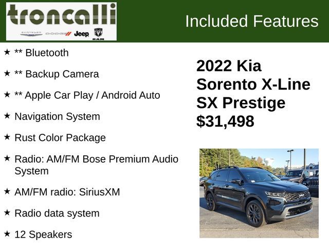 2022 Kia Sorento X-Line SX Prestige