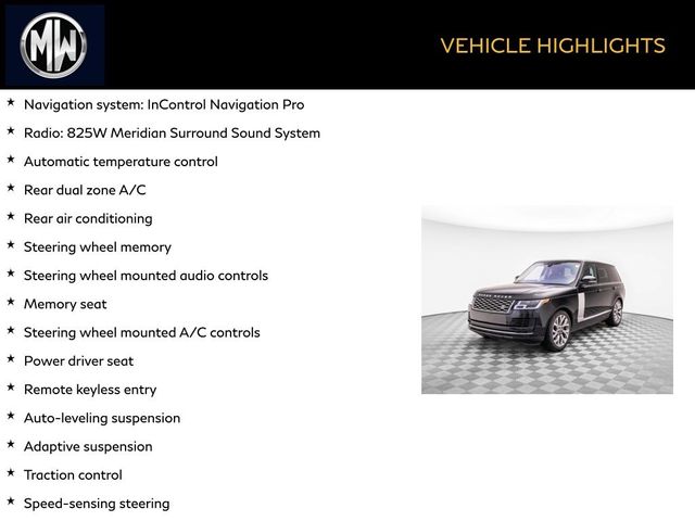 2022 Land Rover Range Rover Westminster