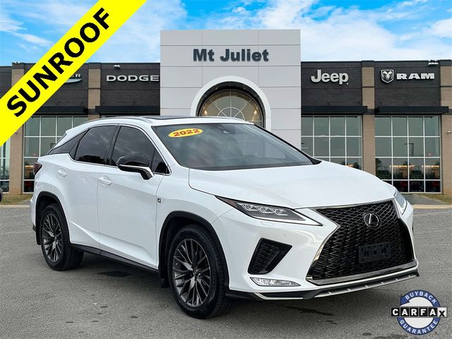 2022 Lexus RX 350 F Sport Handling