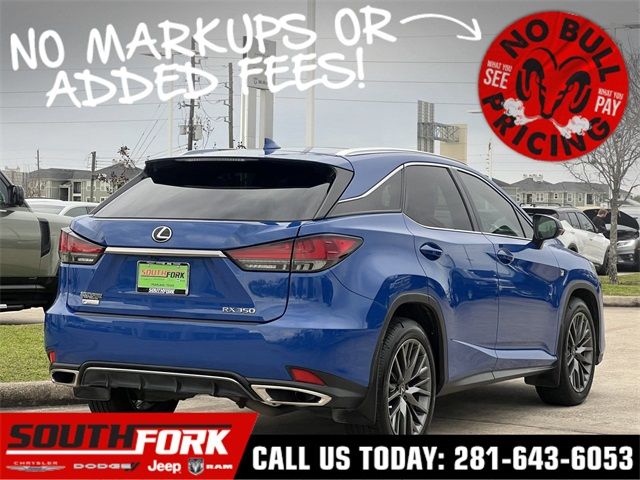 2022 Lexus RX 350 F Sport Handling