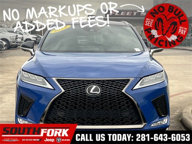 2022 Lexus RX 350 F Sport Handling