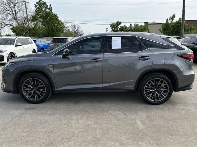 2022 Lexus RX 450h F Sport Handling