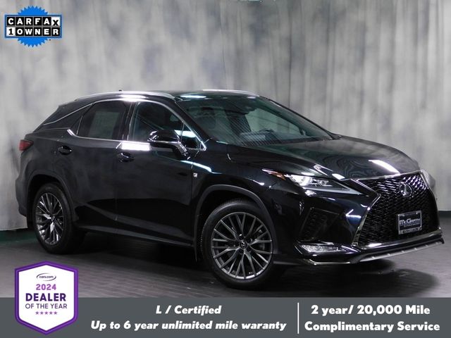 2022 Lexus RX 350 F Sport Handling