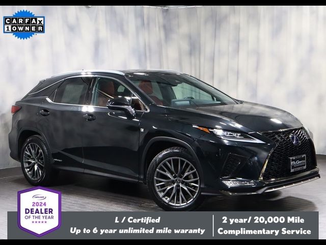 2022 Lexus RX 450h F Sport Handling