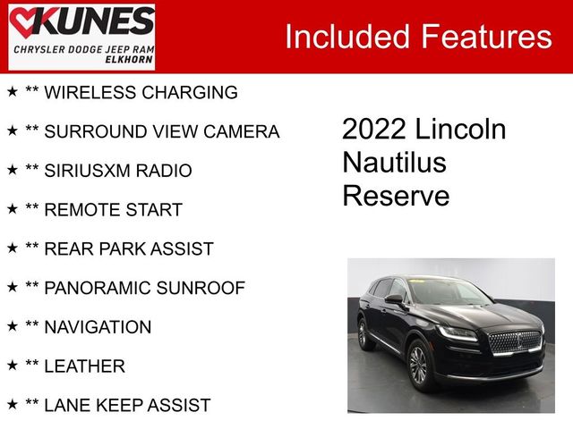 2022 Lincoln Nautilus Reserve