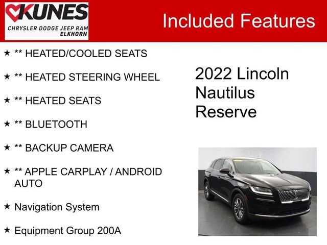 2022 Lincoln Nautilus Reserve