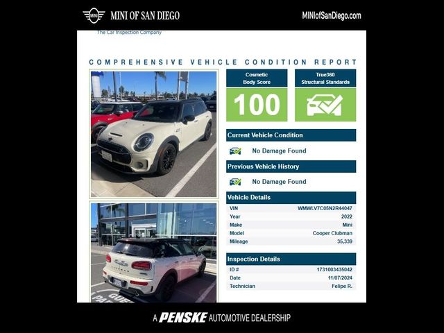 2022 MINI Cooper Clubman S