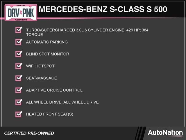 2022 Mercedes-Benz S-Class 500