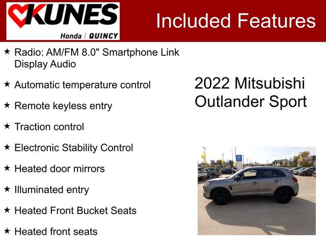 2022 Mitsubishi Outlander Sport LE