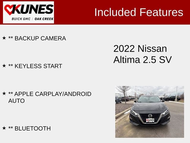 2022 Nissan Altima 2.5 SV