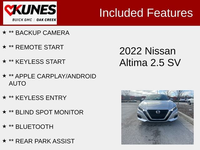 2022 Nissan Altima 2.5 SV