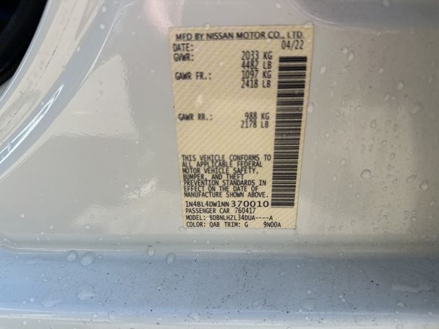 2022 Nissan Altima 2.5 SV
