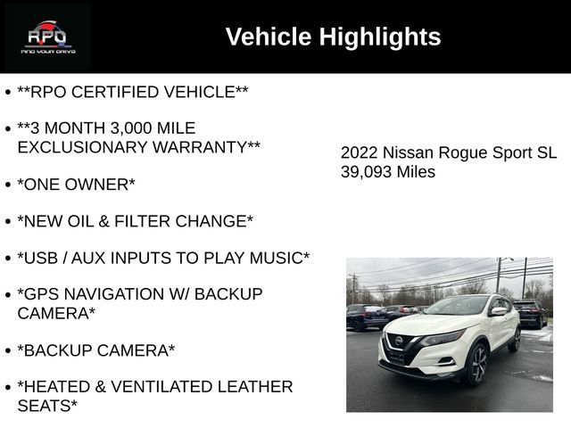 2022 Nissan Rogue Sport SL