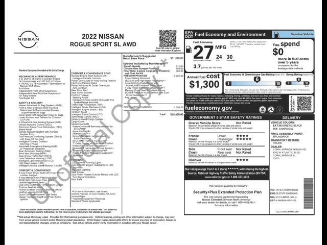 2022 Nissan Rogue Sport SL