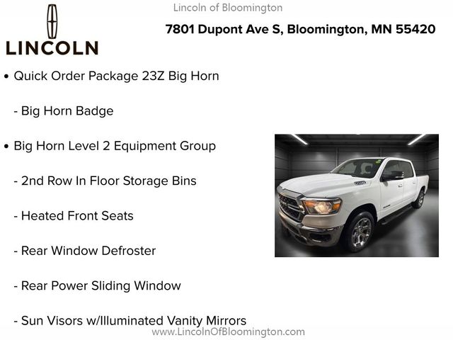 2022 Ram 1500 Big Horn