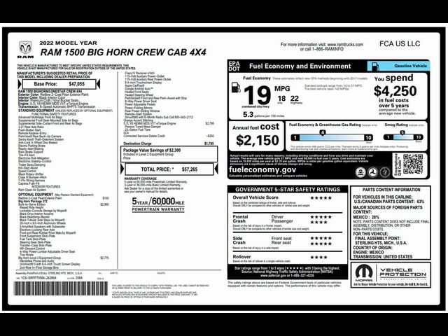 2022 Ram 1500 Big Horn