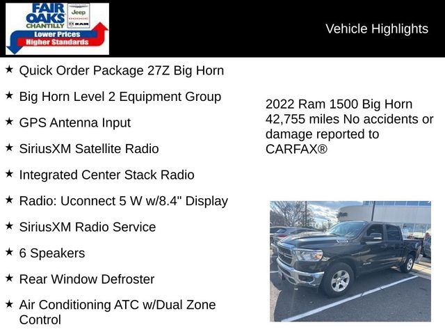 2022 Ram 1500 Big Horn