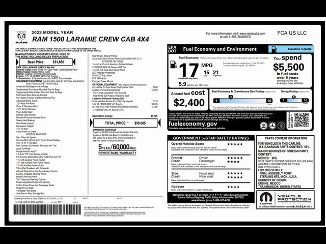 2022 Ram 1500 Laramie