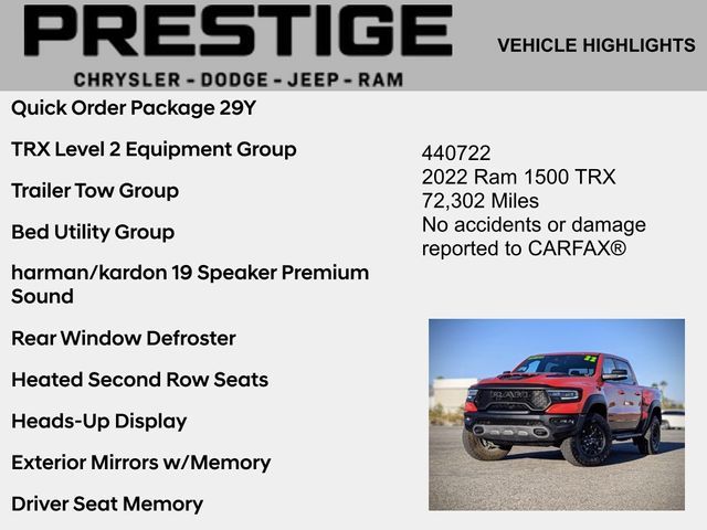 2022 Ram 1500 TRX