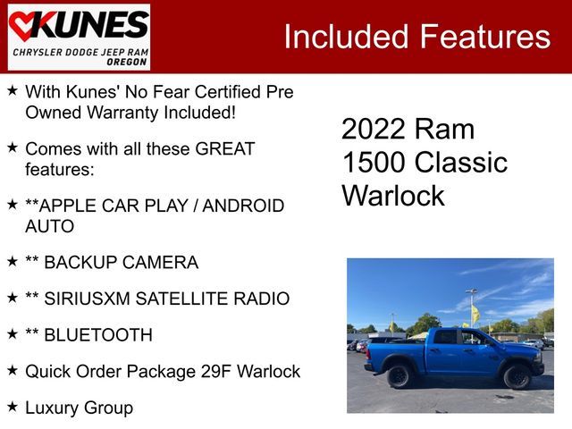 2022 Ram 1500 Classic Warlock