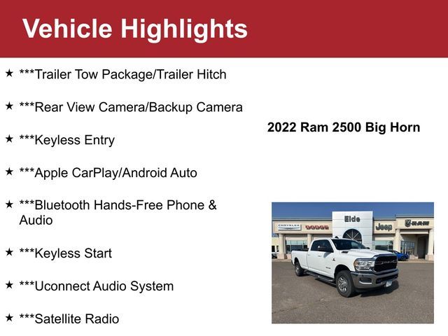 2022 Ram 2500 Big Horn