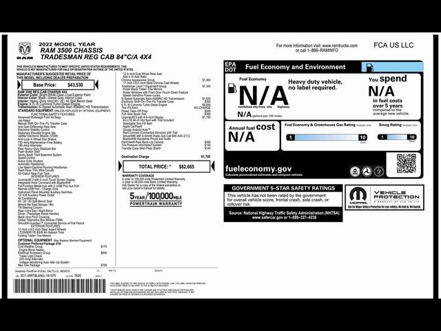2022 Ram 3500 Tradesman