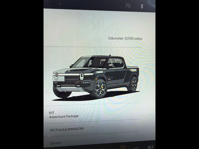 2022 Rivian R1T Adventure Package