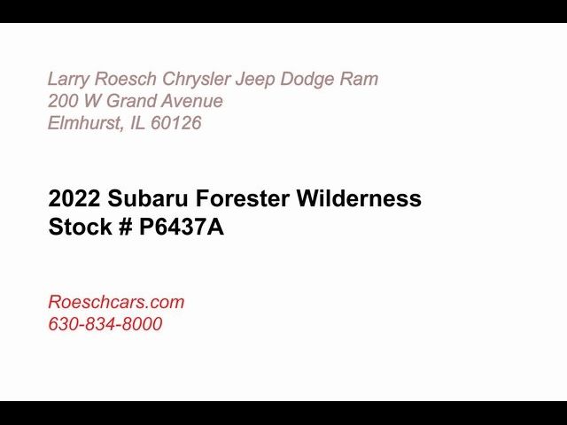 2022 Subaru Forester Wilderness