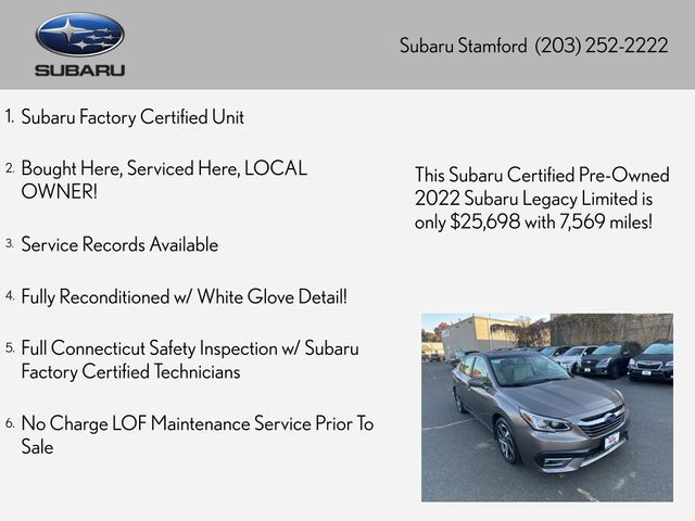 2022 Subaru Legacy Limited