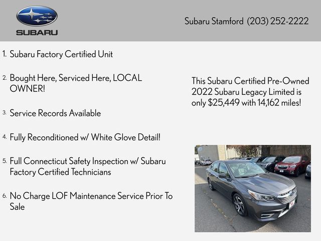 2022 Subaru Legacy Limited